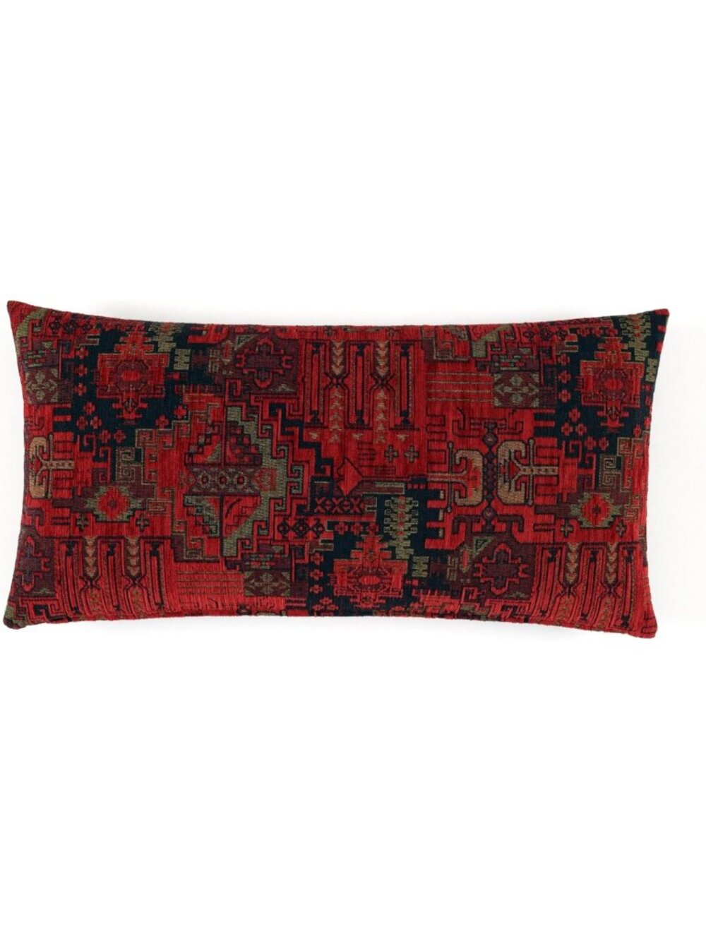 Boho Kilim Lumbar Pillow Cover 12x24" - Southwestern, Moroccan, Ethnic Decor